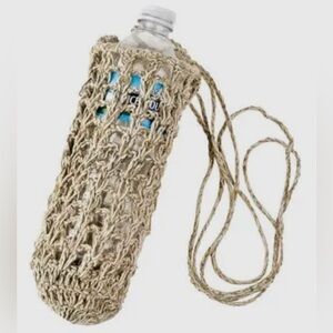 Hemp Crocheted Water Bottle Sling